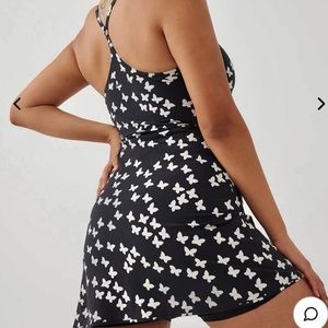 NWT Outdoor Voices Exercise Dress - Ditzy Butterflies